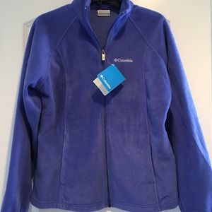 SOLD New! Columbia Fleece Jacket Purple Size L